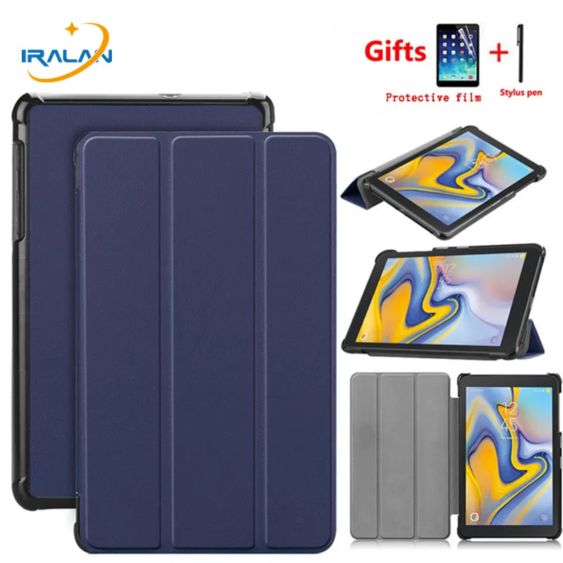 Тонкий чехол подставка из искусственной кожи для Samsung Galaxy Tab A 8 0 2018 T387 SM T387V планшет