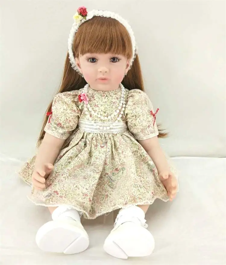 56cm 22&quot princess toy Reborn Babies adorable toddlers Doll handmade simulation Kids Birthday Gifts Action Figure Toys | Игрушки и