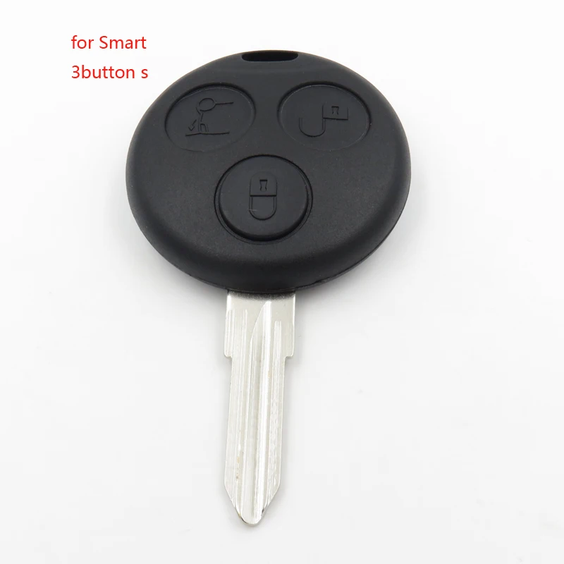 Cocolockey без логотипа для Benz Smart Fortwo чехол ключей с 3 кнопками автомобильного