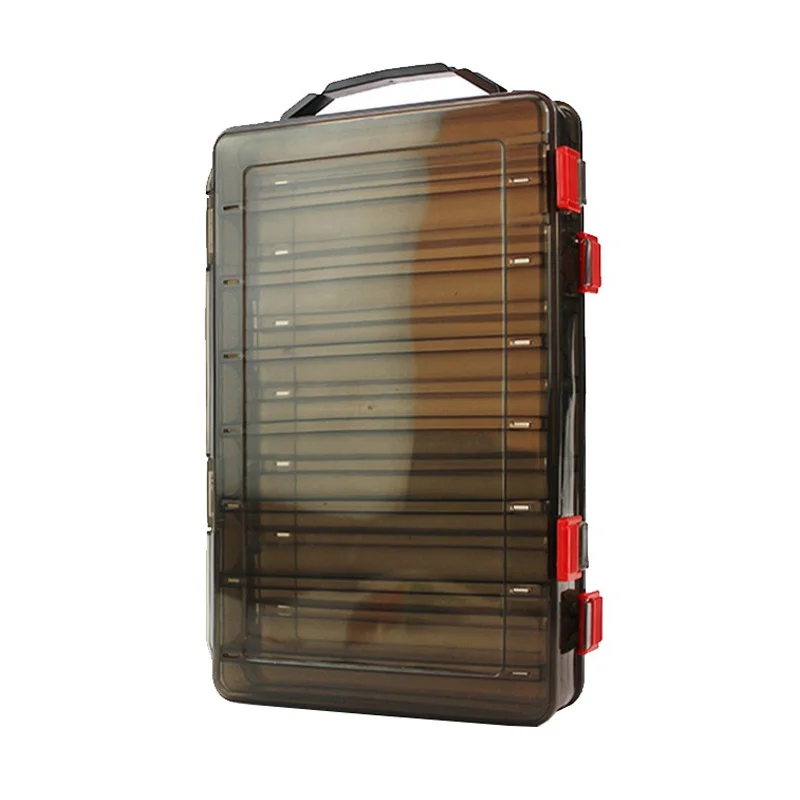 Двухсторонняя приманка коробка летающие коробки Пластиковые снасти принадлежности приманки Аксессуары для рыбалки высокая прочность хранения для