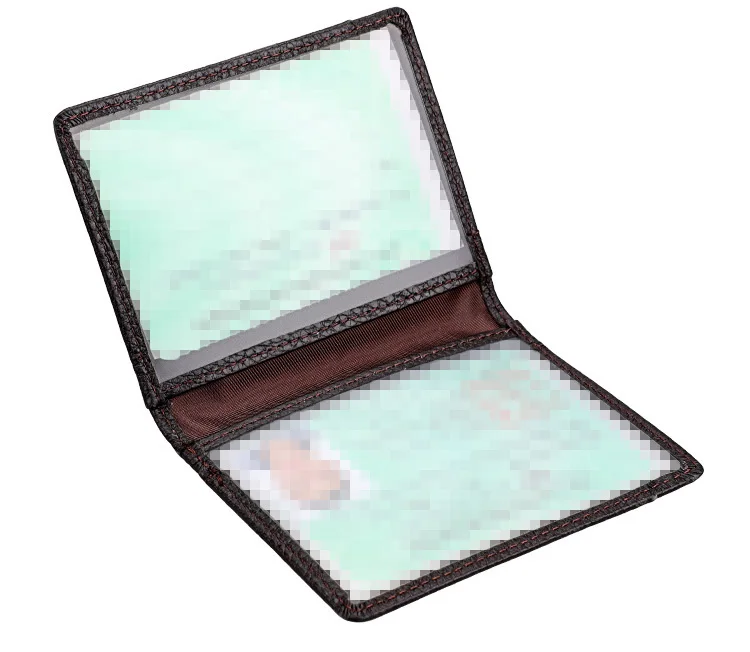 Держатель для ID карты из натуральной кожи модный кошелек премиум класса с