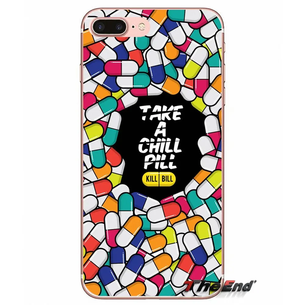 Чехол из ТПУ с принтом Счастливые таблетки и холодные для Xiaomi Redmi 4 3 3S Pro Mi3 Mi4 Mi4i Mi4C