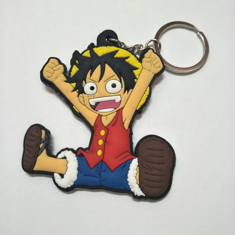 Брелок с фигурками из мультфильмов фигурки героев Аниме ONE PIECE Luffy Nami Usopp Chooper PVC