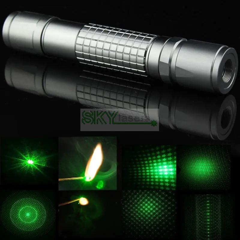 Запись матча 5 в 1 Калейдоскопы мощный фокус зеленый лазерная указка фонарик с Батарея и Зарядное устройство