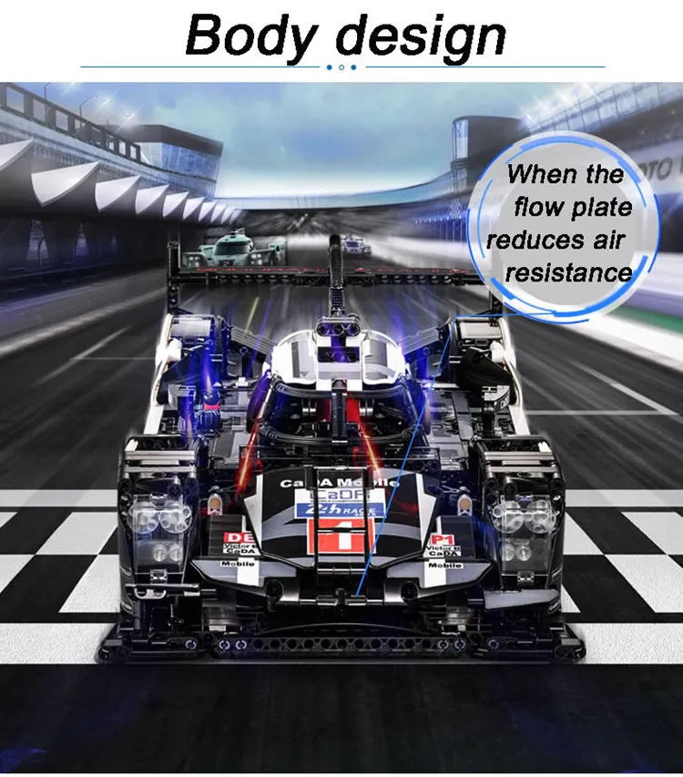 CADA Mobile Technic, 1586 шт, супер спортивная машина, скоростные чемпионы, город, MOC Creator, строительные блоки, кирпичи, DIY игрушки для детей, подарки