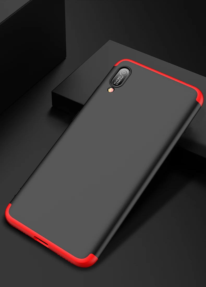 Koosuk 3-в-1 чехол-накладка для huawei Y6 ПК Жесткий матовый чехол для телефона для huawei Y6 Pro Y6 Prime защиты оболочки Coque Капа