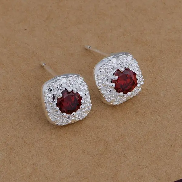 AE626 серьги на удачу серебряного цвета для женщин ювелирные изделия женские