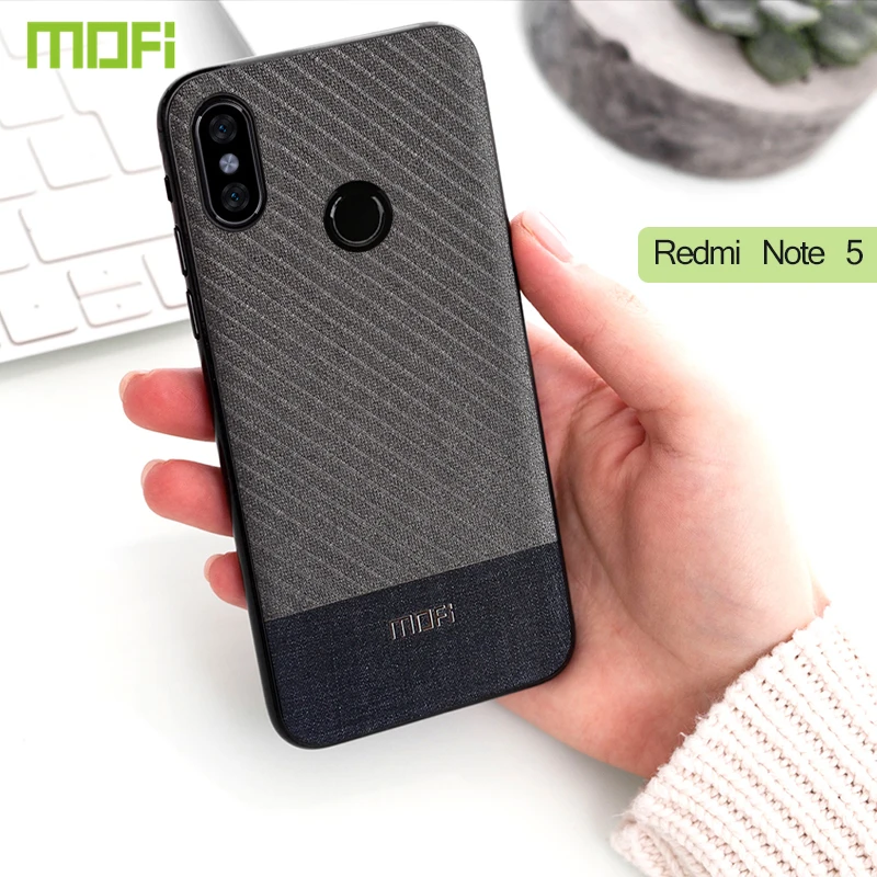Чехол Note 5 для Xiaomi Redmi чехол тканевый Mofi в деловом стиле джентльмена ручной работы