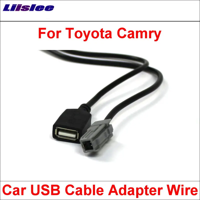 Liislee для Toyota Camry оригинальные вилки к USB адаптеру Conector Автомобильное CD радио аудио