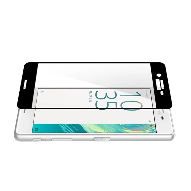 Полное покрытие из закаленного стекла для sony Xperia X Performance XZ XZS XA XA1 Ультра Защитная пленка 9H закаленное стекло