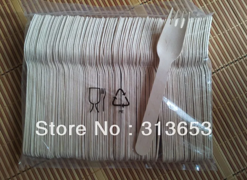100 шт. деревянные столовые приборы|flatware set|flatware redcutlery set |