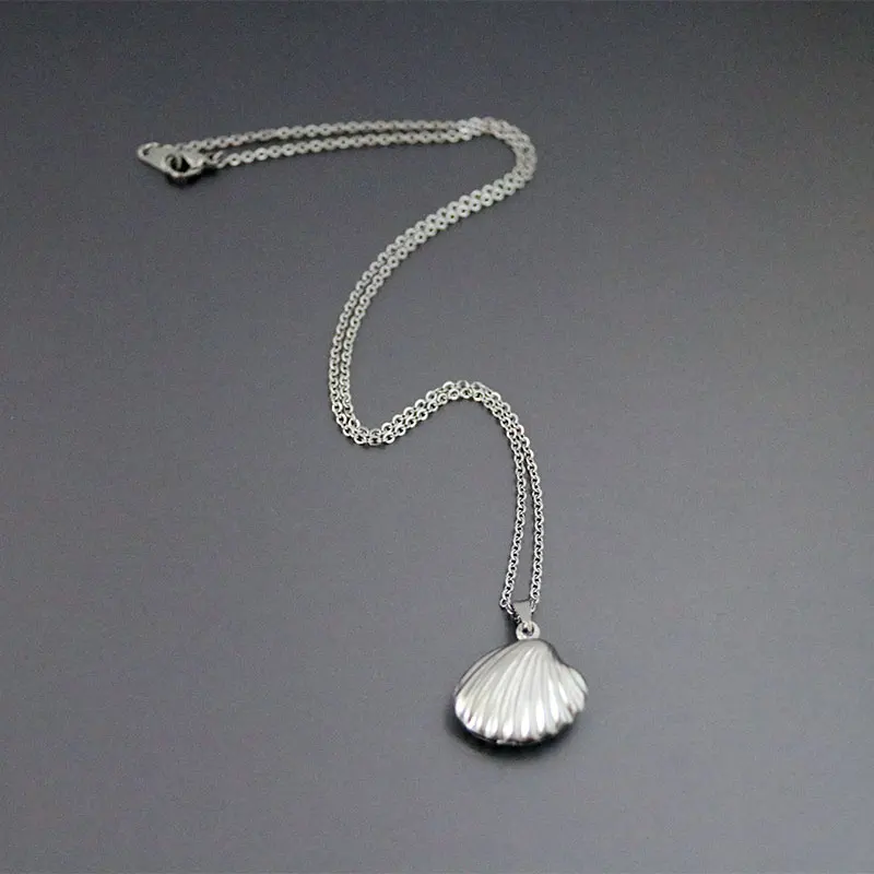 1 шт. ожерелье морской ракушки Морское из нержавеющей стали цепочка на заказ