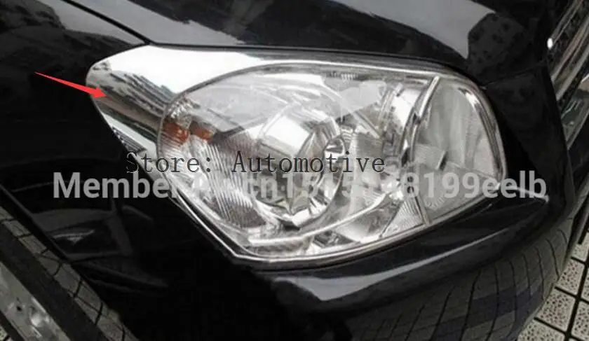 2 шт./комплект накладки на переднюю лампу для TOYOTA RAV4 XA40 2006 2007 2008 2009 2010 2011 2012|set 10|set 2set