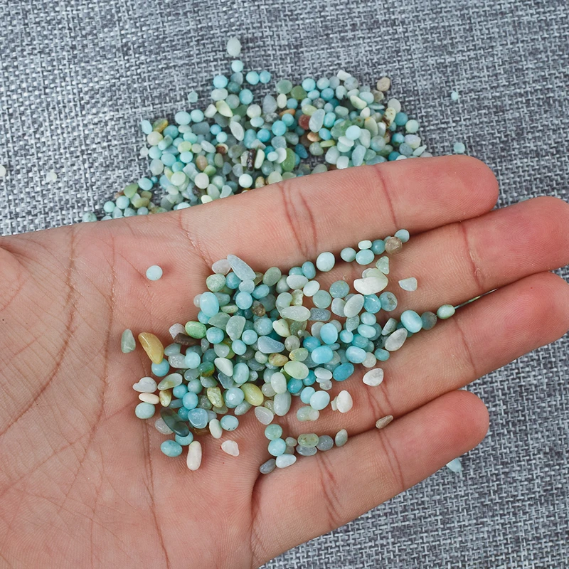100 г натуральный Амазонит измельченные камни минеральный маленький круглый шар