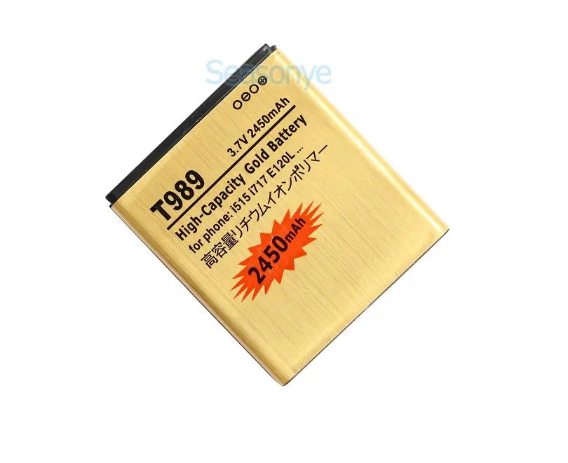 Seasonye 10 шт./лот 2450 мАч EB L1D7IBU /A EB585157VA / K золотой Сменный аккумулятор для Samsung T Mobile Galaxy