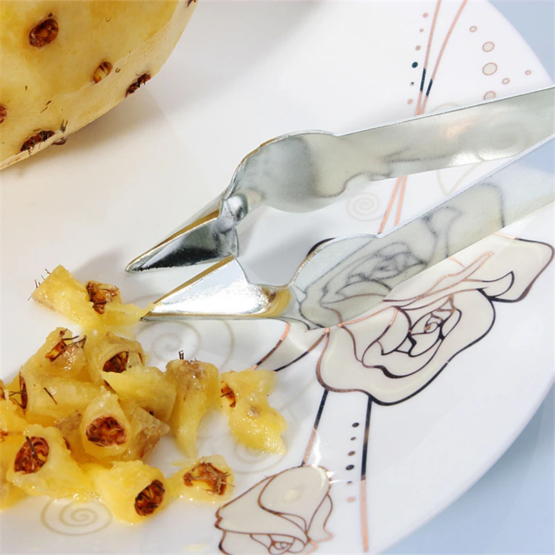 Гальваническим металла Инструменты для нарезки ананаса Нержавеющая сталь