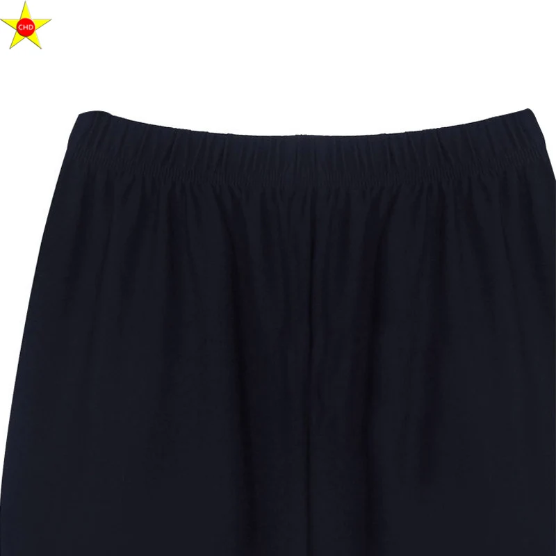 Женские шаровары с эластичной резинкой на талии летние свободные брюки до