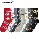 Носки женские в стиле Харадзюку, оригинальные Веселые дышащие, в стиле унисекс, модные, в стиле хип-хоп, для улицы