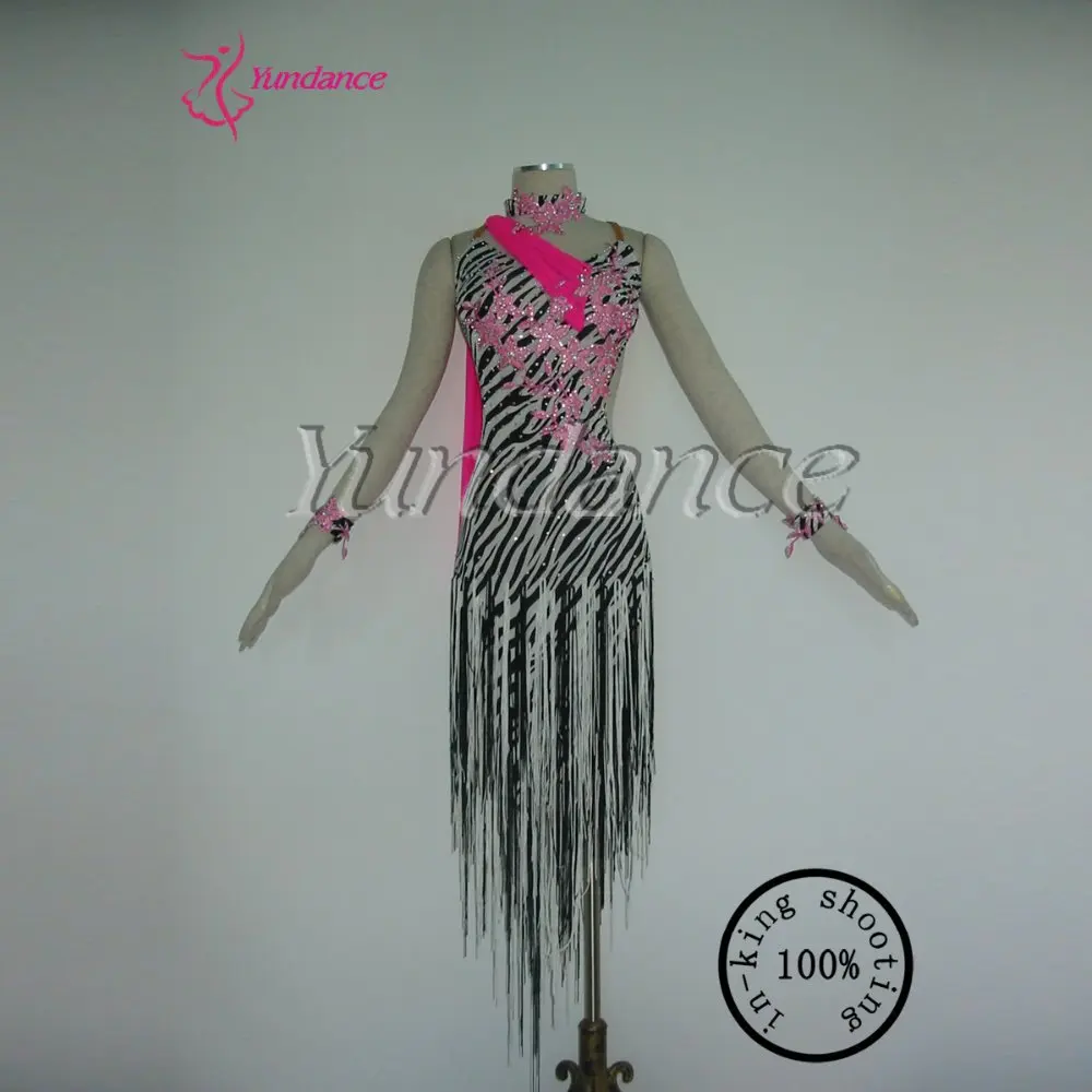 2016 Румба сальса Бальные соревнования танцевальные костюмы китайский поставщик L