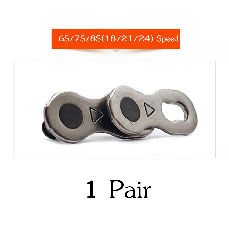 8S 1 Pair VXM 6/7/8/9/10/11 Скорость велосипедной цепи разъем замок комплект MTB дорожный велосипед Разъем для быстрого мастер стык соединения цепи велосипеда Запчасти - Цвет: 8S 1 Pair