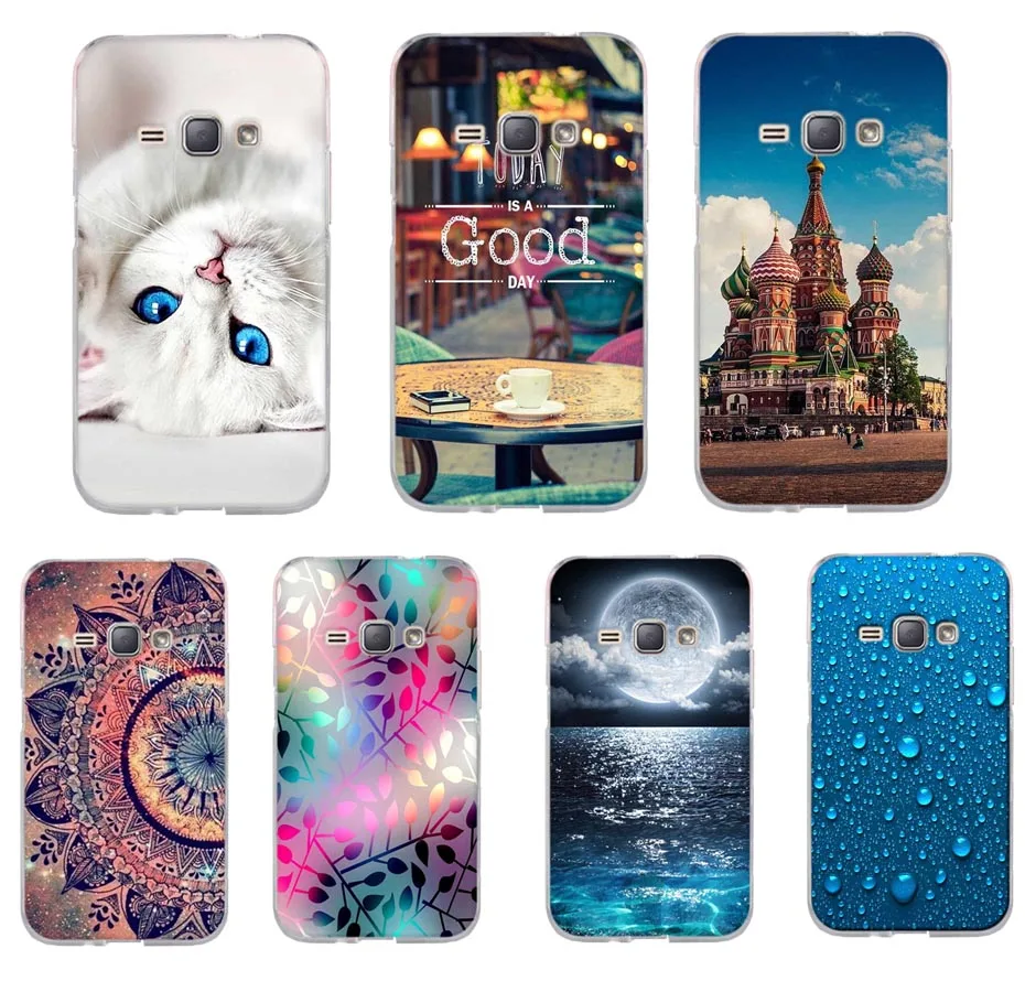 Для Samsung Galaxy J1 2016 чехол мягкий TPU Fundas для J120F sm-j120f чехлы | Мобильные телефоны и