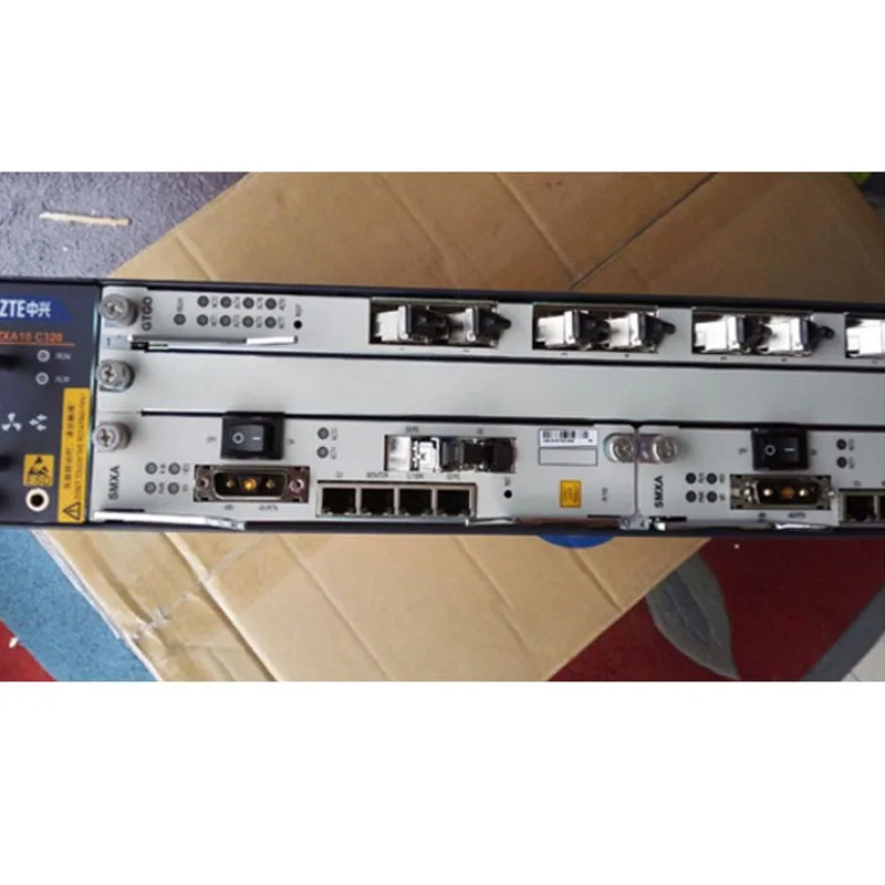 zte OLT ZXA10 C320 2U терминал оптической линии оборудование, GPON с 1 шт. GTGO карты карта sxma, универсальная коляска карты, AC+ источник питания постоянного тока