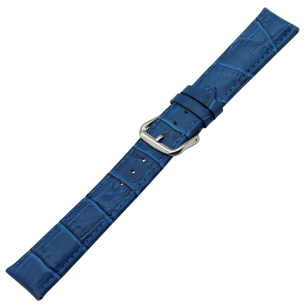 Ремешок из натуральной кожи для наручных часов браслет универсальный