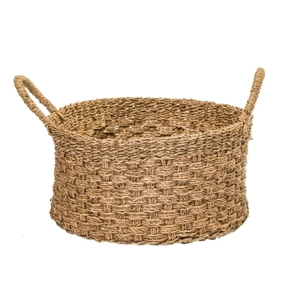 Декоративная плетеная корзина для хранения в скандинавском стиле | Дом и сад
