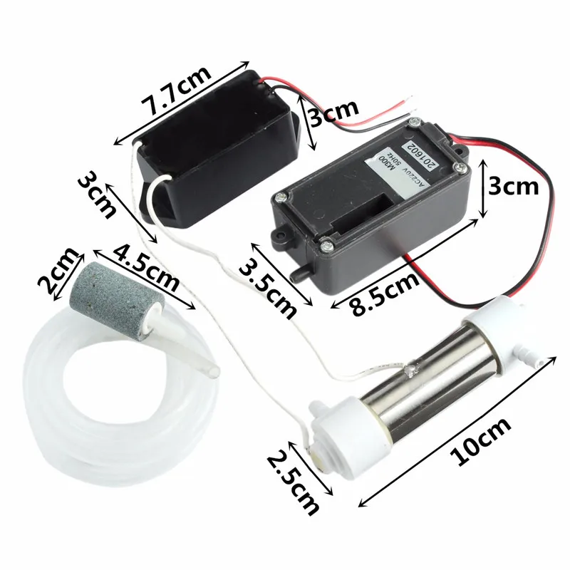 220V 500mg/hr Ozone Generator Tube DIY Water Air Sterilizer Ozonizer Purifiers