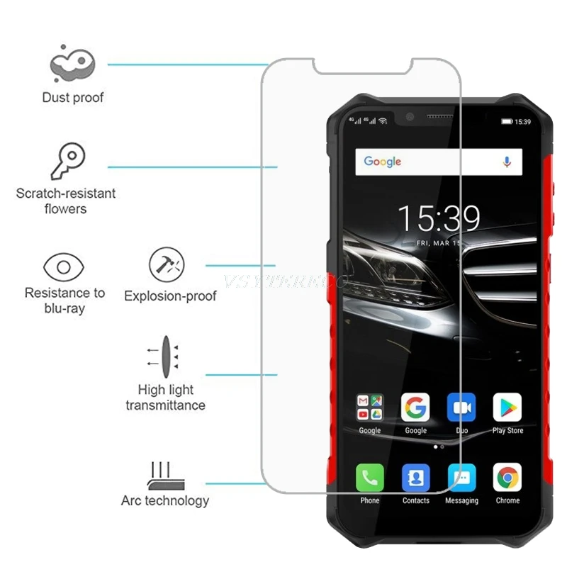 2 шт 2.5D защитное закаленное стекло для Ulefone Armor 6 6E 6," Защитное стекло для экрана Ulefone Armor 6E стеклянная пленка для телефона