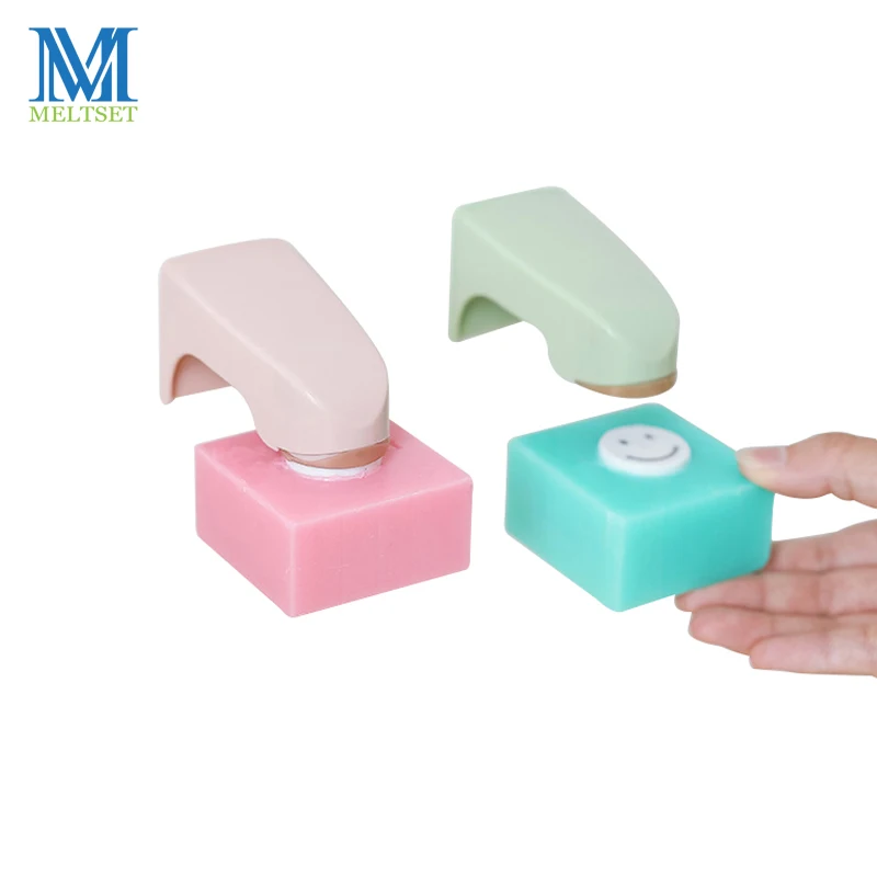

1 PC Portable New Magnetic Soap Holder Dispenser Kitchen Bathroom Shower Wall Mounted Sticking Soap Dishes