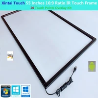 xintai touch 55 inches 169 ratio 20 touch points multi touch ir touch frameinfrared touch panleplugplay