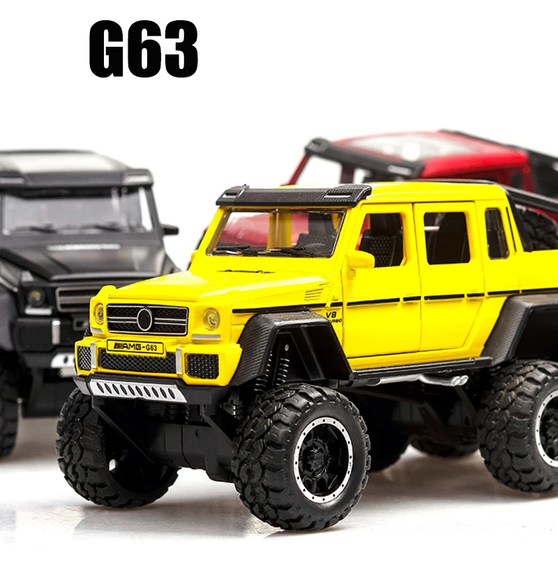 1/32 масштаб G63 сплава модели игрушка горячих моделирования внедорожных автомобилей с колеса звук света автомобиля образовательных Diecast игрушки для малышей
