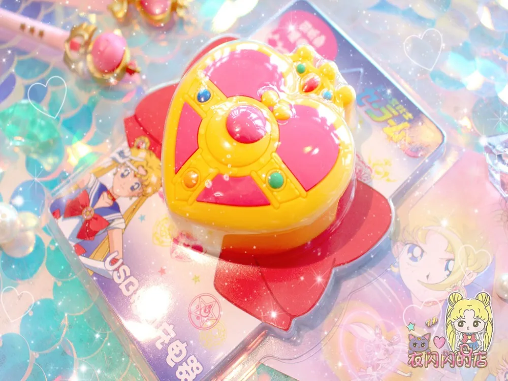 Sailor moon Cosmic Heart компактный USB AC зарядное устройство Косплей Костюм