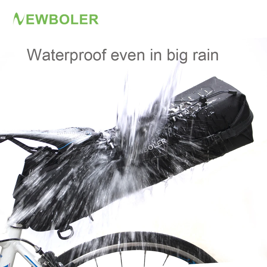 NEWBOLER Водонепроницаемая велосипедная сумка большие велосипедные сумки на заднее