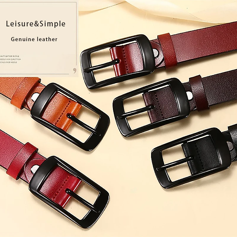 Пояса из натуральной кожи для женщин модные высококачественные тонкие пояса