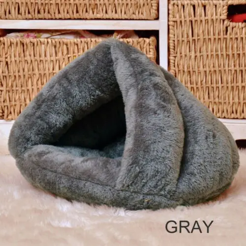 Новинка корзина домик для домашних питомцев Igloo собак и кошек мягкая Уютная