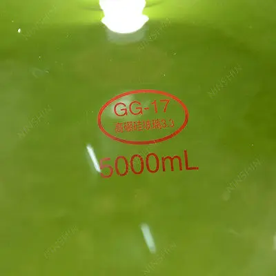 Round Bottom Flask 5000ML Two Neck 24/29 heavy Wall Lab RBF | Канцтовары для офиса и дома