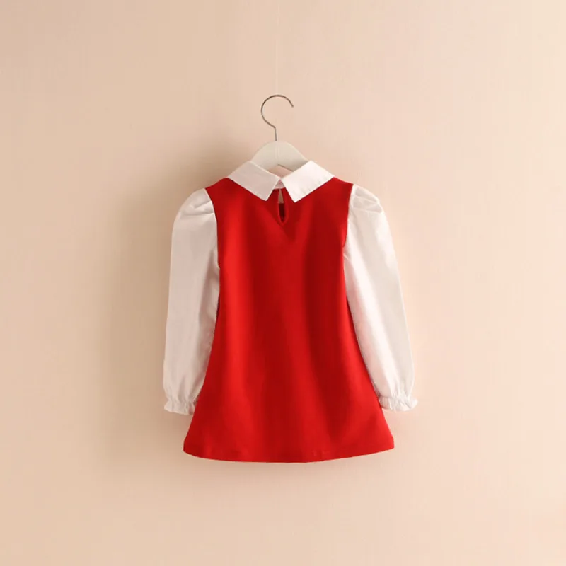 От 2 до 10 лет весеннее платье трапециевидной формы с длинными рукавами для