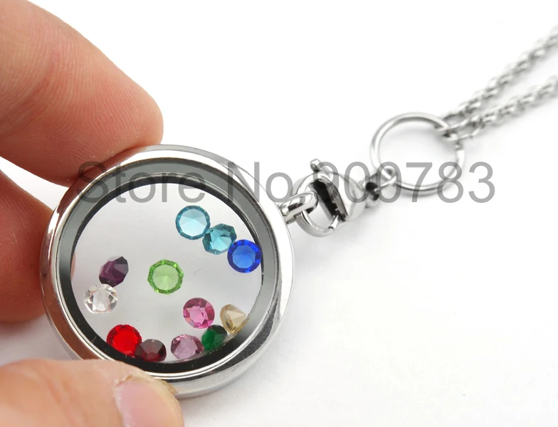 Бесплатная доставка 4 мм плавающий камень-талисман по месяцу рождения Плавающие