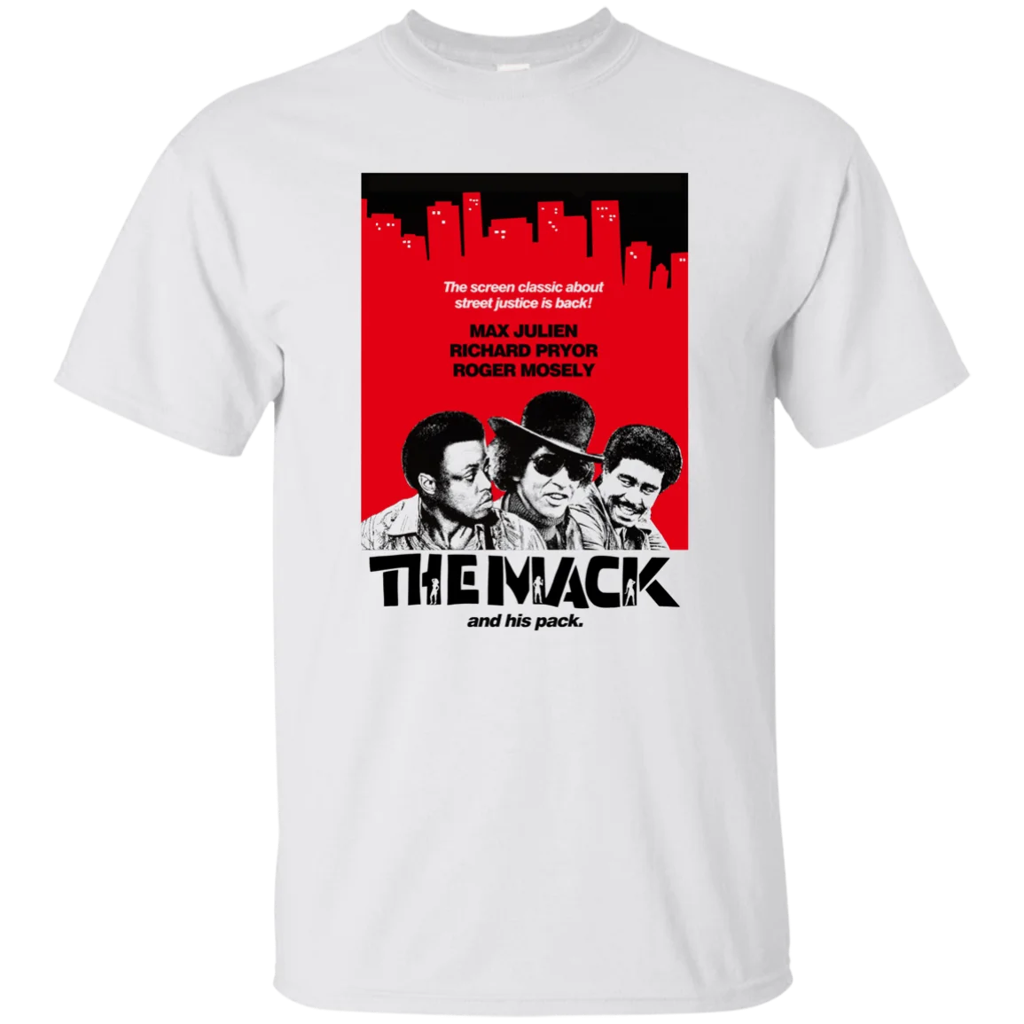 The Mack Julien Max Blaxploitation Ришар Прайор ретро семидесятые 1970 х F крутая Повседневная