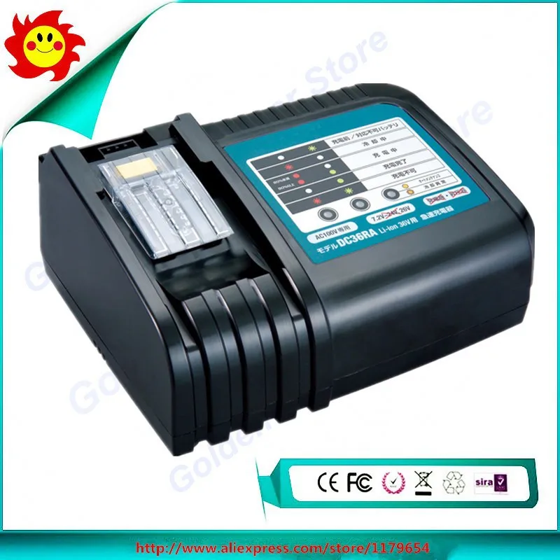 Бесплатная доставка литий ионная оригинальная беспроводная дрель Makita DC36RA 36 в