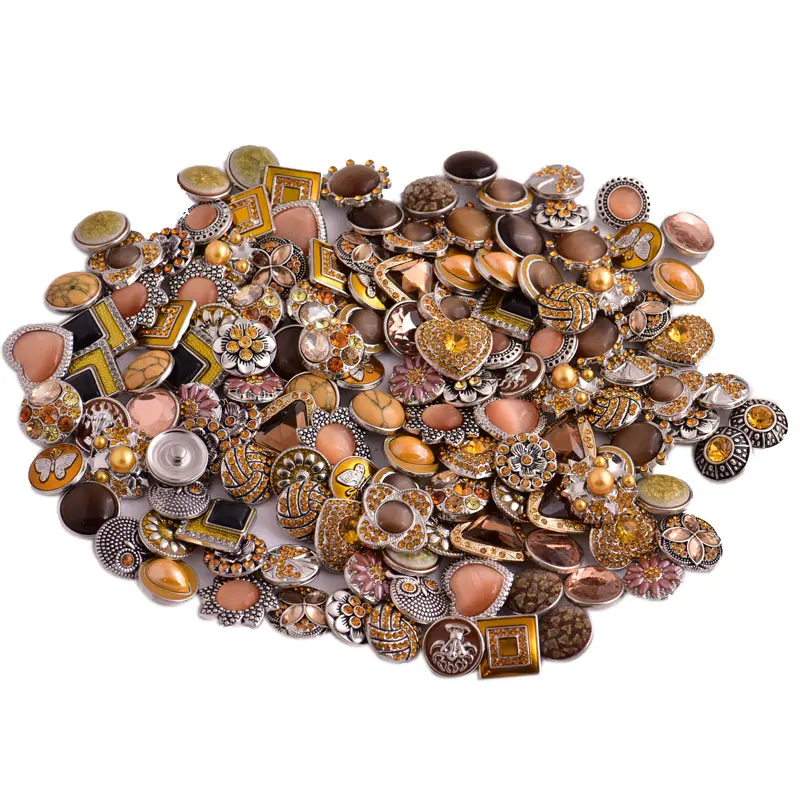Металлический браслет rivca разные цвета 50 шт./лот 18 мм 20 мм|bracelet jewelry|button braceletsnap button