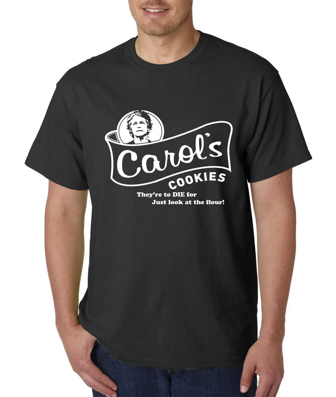 Carol's Cookies Ходячие мертвецы забавные футболка зомби-Хэллоуин ночь жизни Летняя