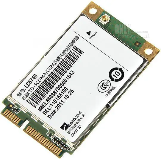 Разблокированная Беспроводная 3 g карта WWAN TD-SCDMA LC5740 EGSM GSM PCI-e модуль для IBM Thinkpad lenovo