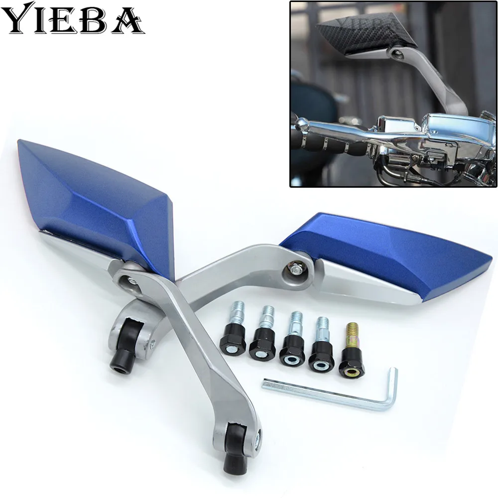 Боковое зеркало для мотоцикла из углеродного волокна YAMAHA XJR400 XJR1200 XJR1300 XJ600 XJ6