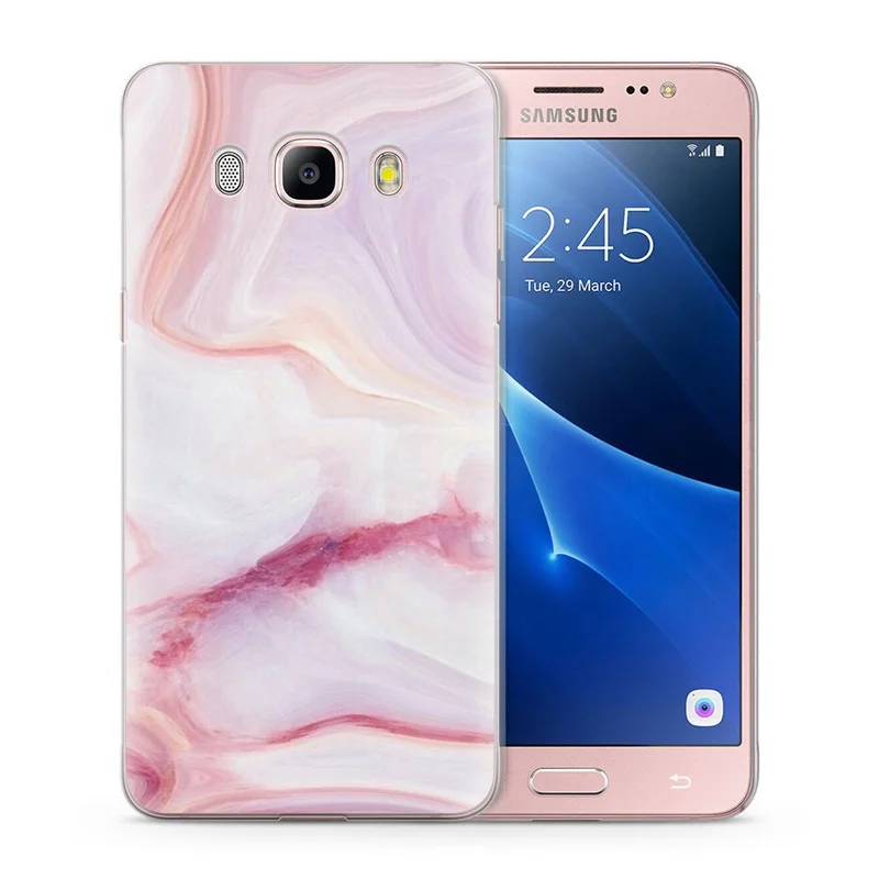 Роскошный чехол из ТПУ для Funda Samsung Galaxy J5 2016 J510 J510F мягкий дизайнерская мраморная