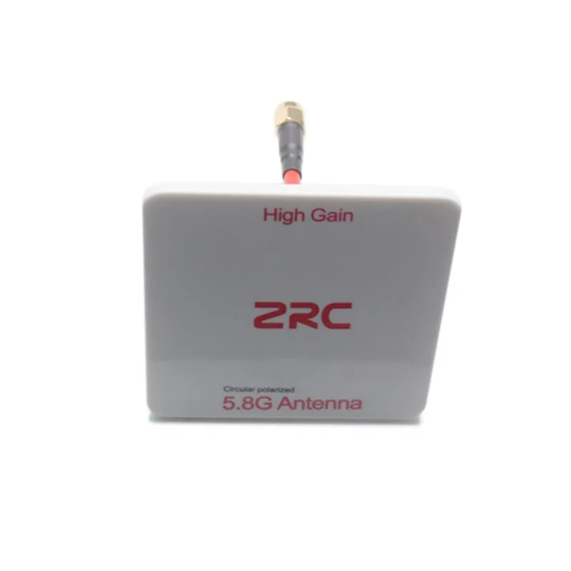 ZRC-antena Circular polarizada de Panel plano de alta ganancia, 5,8G, 14dBi, SMA/RP-SMA, LHCP/RHCP, para transmisor FPV VS inmersi&oacute;n Fatshark-3