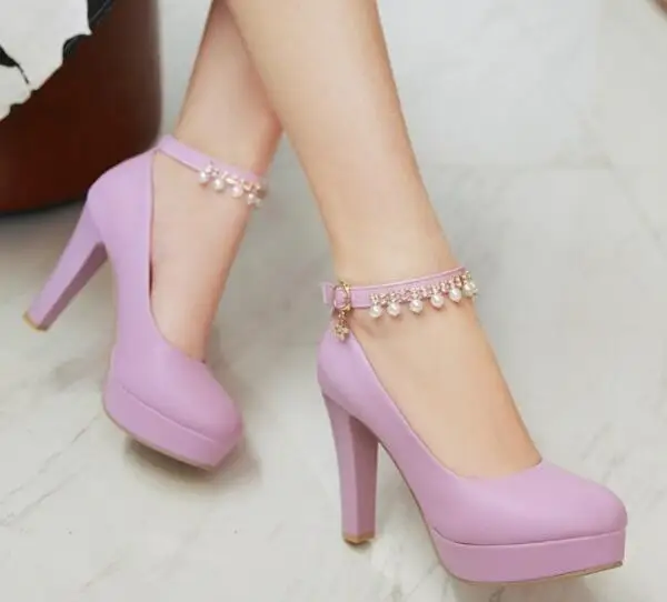 Женские свадебные туфли Zapatos Mujer Laides Размер 22-62 Sapato на платформе элегантные