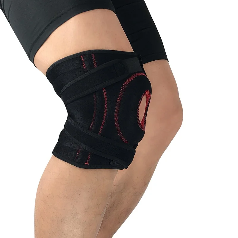

1PCS Befusy New Adjustable Anti-Collision Springs Support Knee Brace With Eva Pad Basketball Volleyball Safetygear Gym Equipment